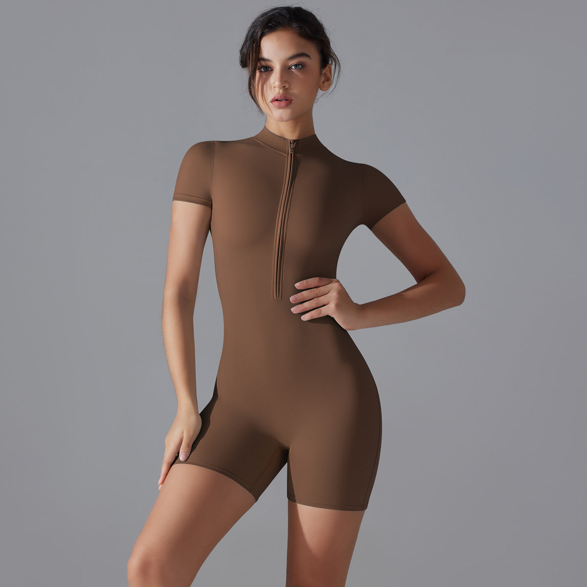 Summer Slim Sports Short Bodysuit